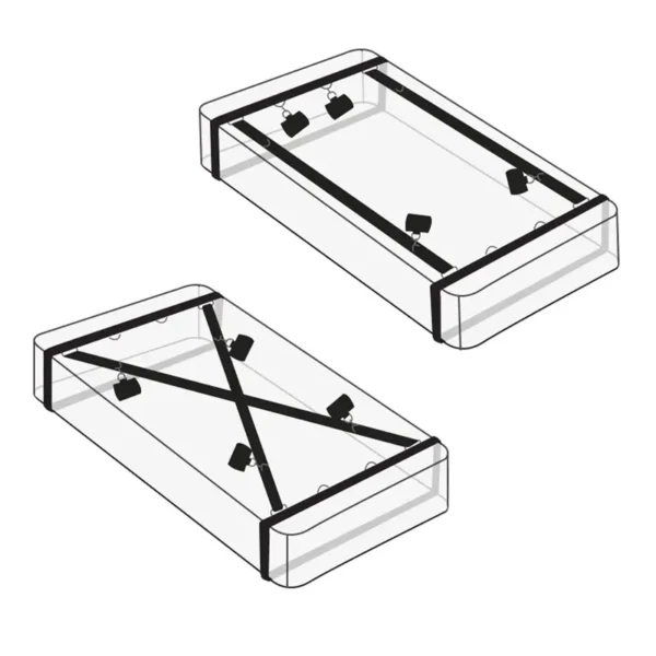 BDSM Kit – Bed bondage kit (PB-003) - Image 3