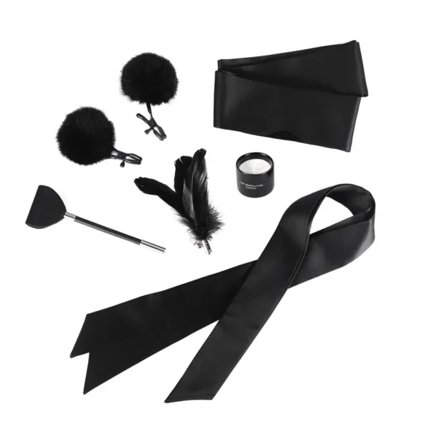 BDSM Kit – Satin 6-piece bondage kit (QS-006)