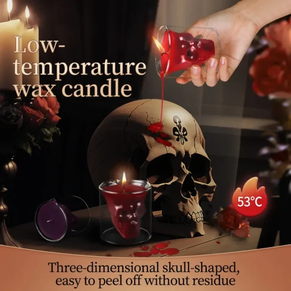 BDSM – Skull candle (QS-045)