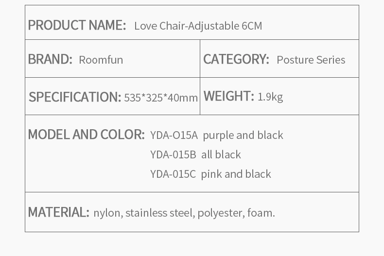 BDSM，BDSM Toys，BDSM Sex Toys，Three-color highly elastic sex chair describe (15)