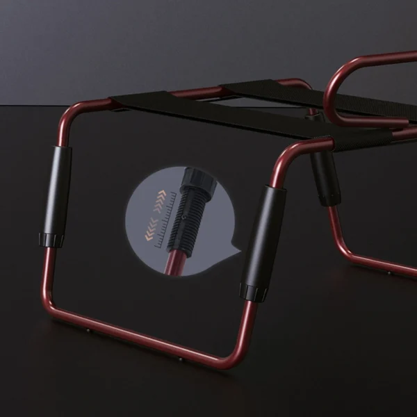 BDSM – Wine red sex chair (YDA-018) - Image 11