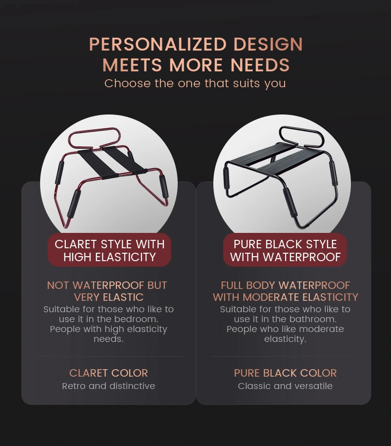 BDSM，BDSM Toys，BDSM Sex Toys，Wine red sex chair describe (2)