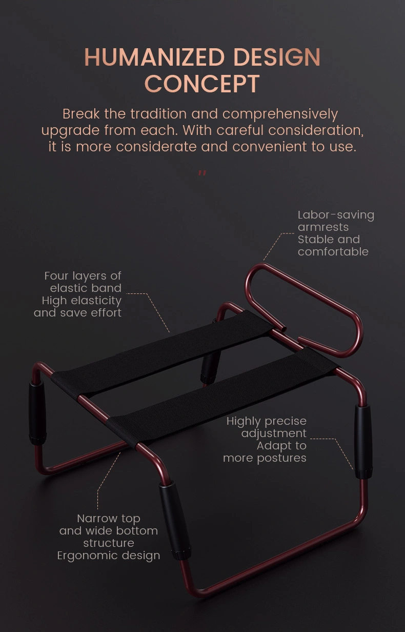 BDSM，BDSM Toys，BDSM Sex Toys，Wine red sex chair describe (4)