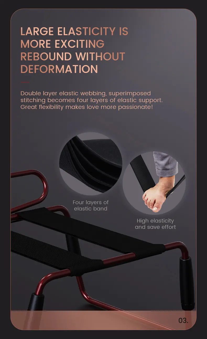 BDSM，BDSM Toys，BDSM Sex Toys，Wine red sex chair describe (8)