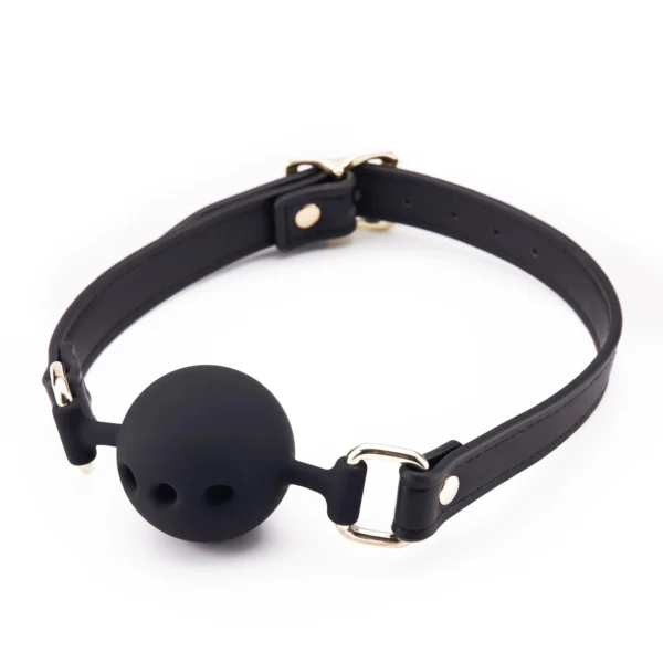 BDSM – Belt silicone three-hole ball (ZW-091B) - Image 4