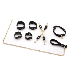 BDSM – Cross buckle bondage kit - product view 1