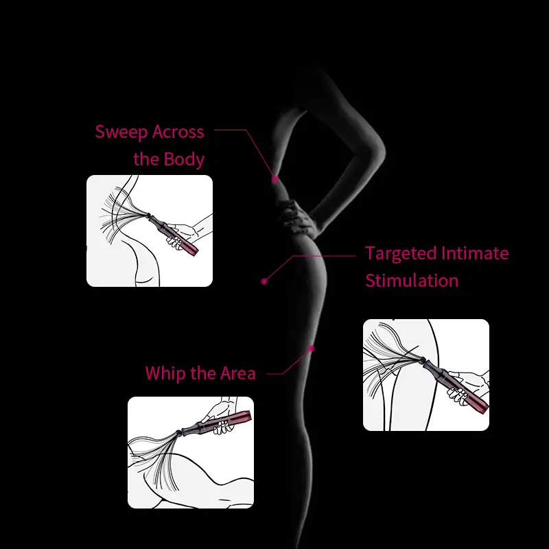 BDSM – Magic Wand Electro Whip - product view 4
