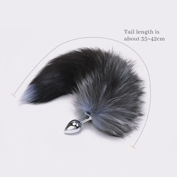 Anal Plug – Fox tail plug (ZW-105) - Image 2