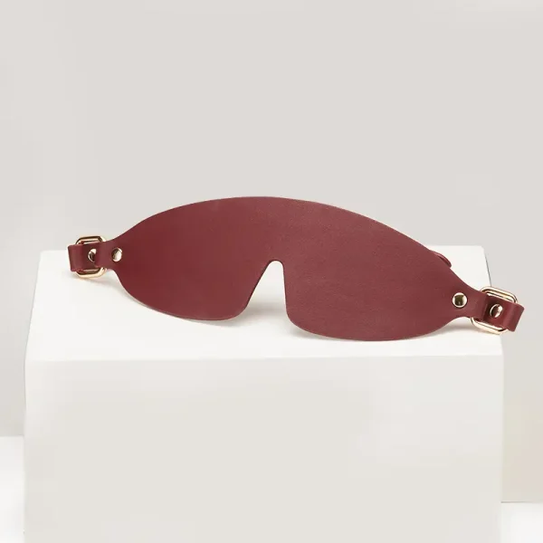 BDSM Eye Mask – Wine red& Navy blue bondage kit (ZW-077) - Image 11