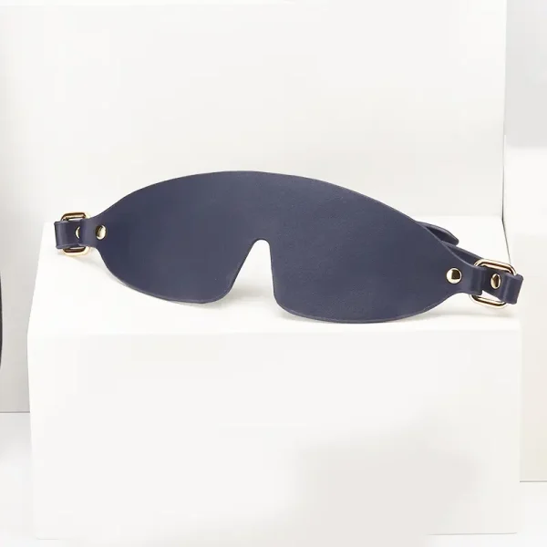 BDSM Eye Mask – Wine red& Navy blue bondage kit (ZW-077) - Image 12
