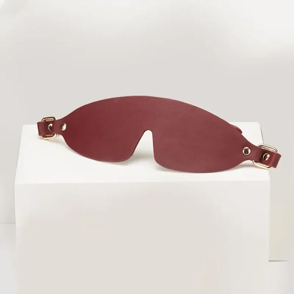 BDSM Eye Mask – Pu blindfold (ZW-095) - Image 2
