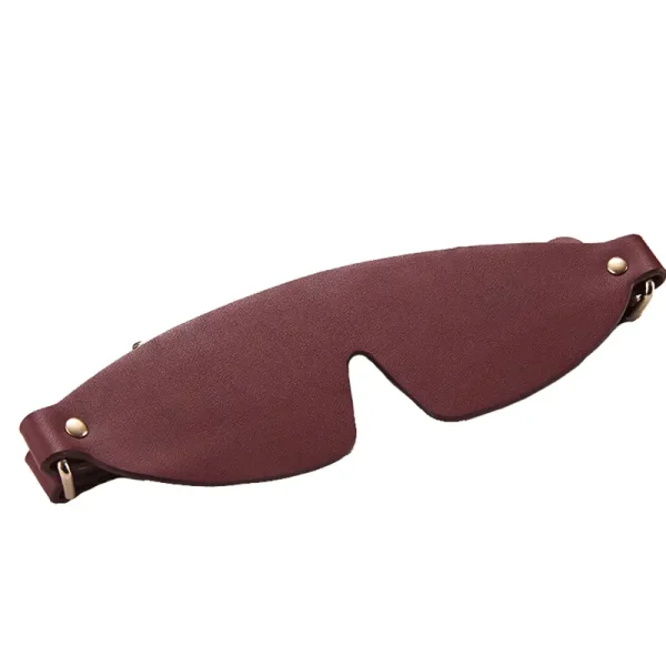 BDSM Eye Mask – Pu blindfold (ZW-095) - Image 6
