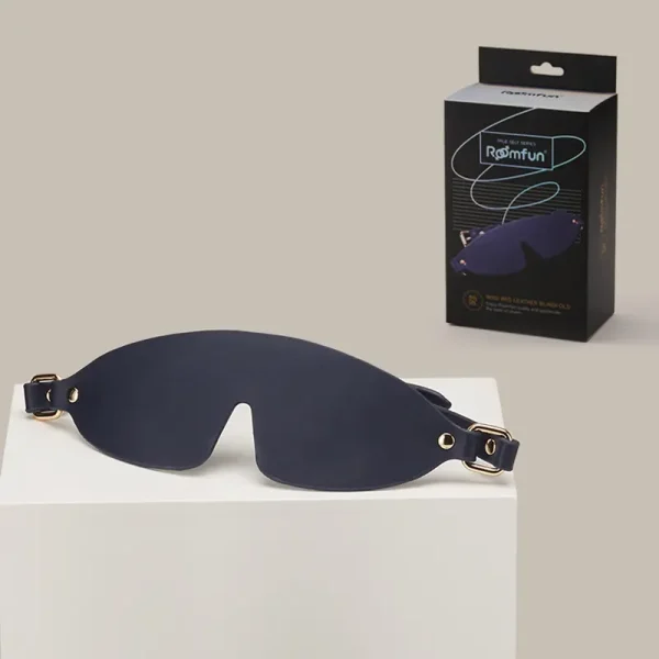 BDSM Eye Mask – Pu blindfold (ZW-095) - Image 7