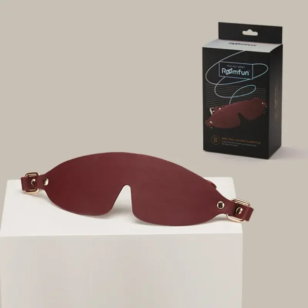 BDSM Eye Mask – Pu blindfold (ZW-095) - Image 8