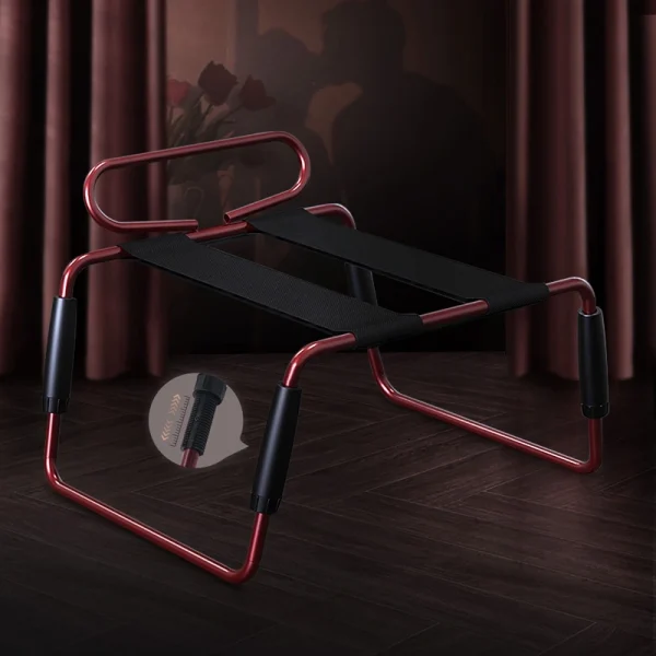 BDSM Furniture – Wine red sex chair (YDA-018) - Image 5