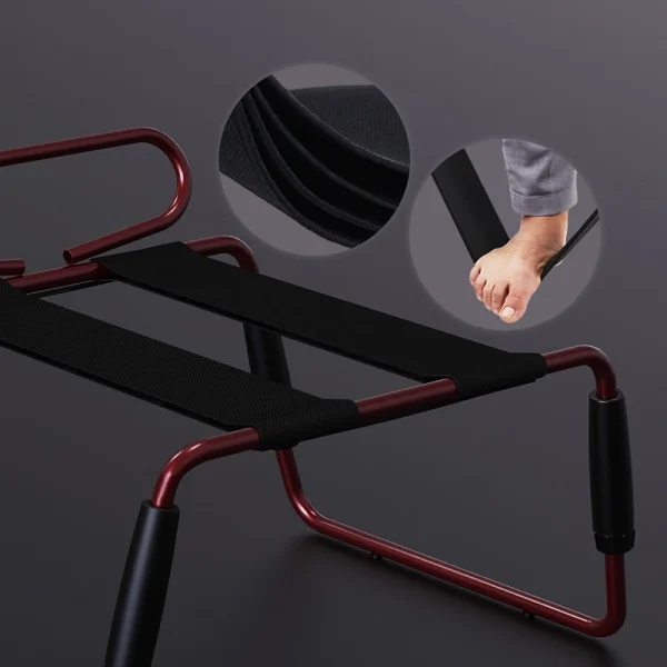 BDSM Furniture – Wine red sex chair (YDA-018) - Image 9