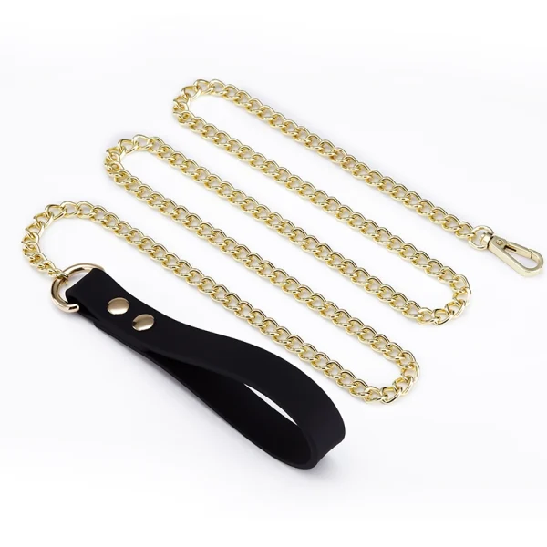 BDSM Leash – Silicone collar leash (ZW-090) - Image 2