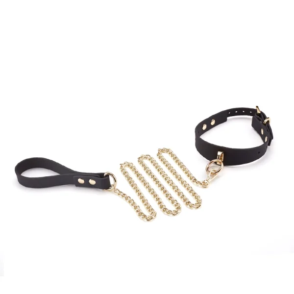 BDSM Leash – Silicone collar leash (ZW-090) - Image 4