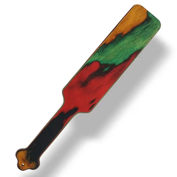 BDSM Paddle – Colorful wooden racket (SP-002) - Image 4