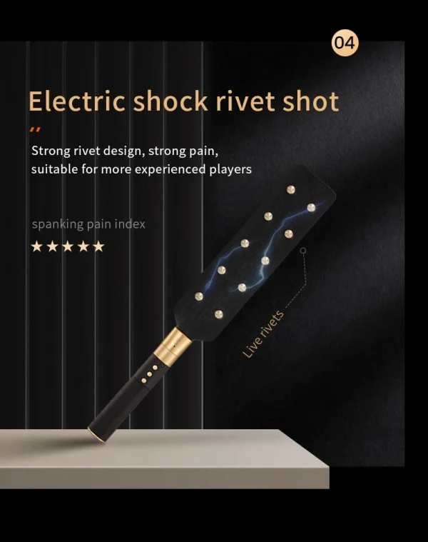BDSM Paddle - Electric shock rivet shot (ZW-111) - Image 2