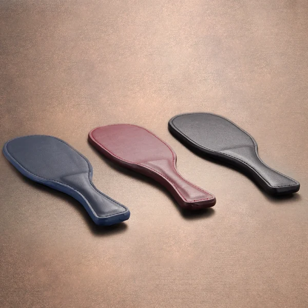 BDSM Paddle – Leather round racket (ZW-069) - Image 2