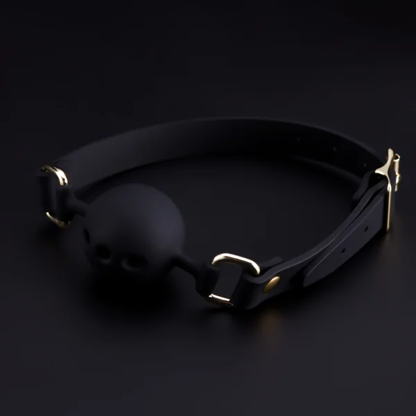Ball Gag – Full silicone three-hole ball (ZW-091A) - Image 2