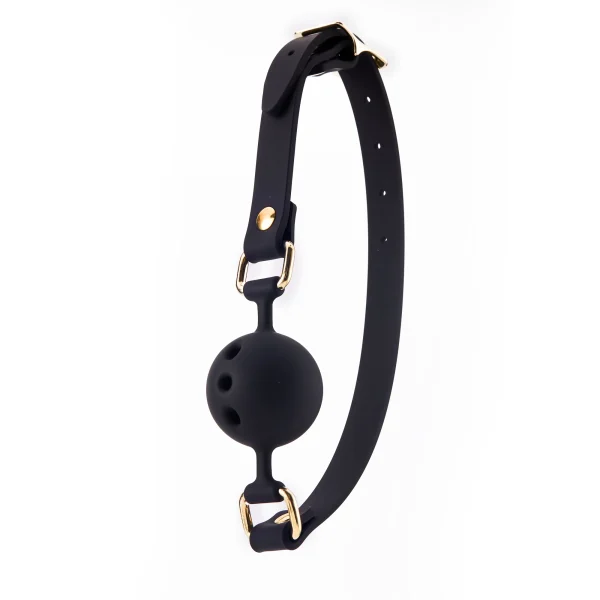 Ball Gag – Full silicone three-hole ball (ZW-091A) - Image 3