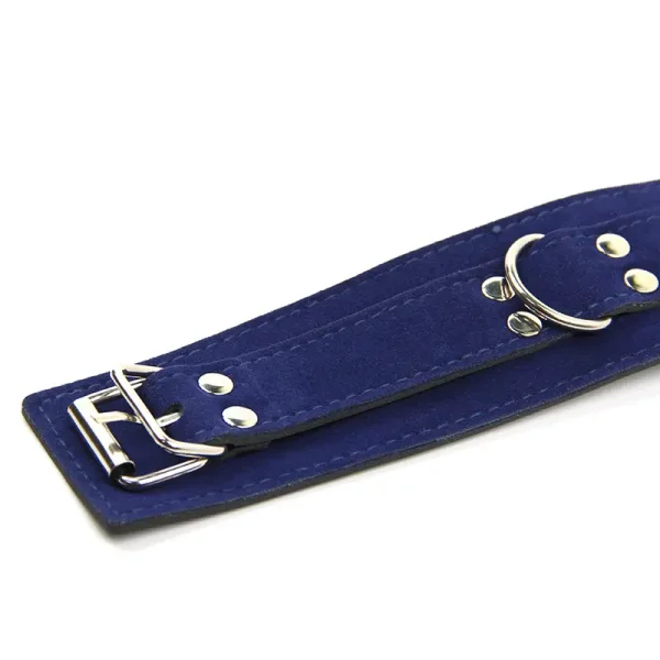 Bondage Cuffs – Blue handcuffs anklecuffs (ZW-012) - Image 5