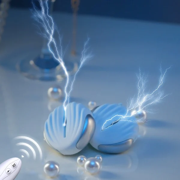 Electric Nipple Clamps，Wave electric shock nipple clamp (1)