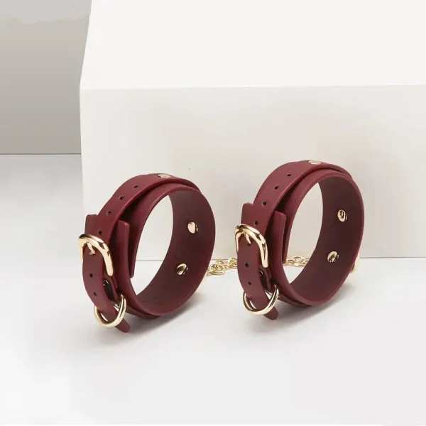 Roomfun – Wine red& Navy blue bondage kit (ZW-077) - Image 3