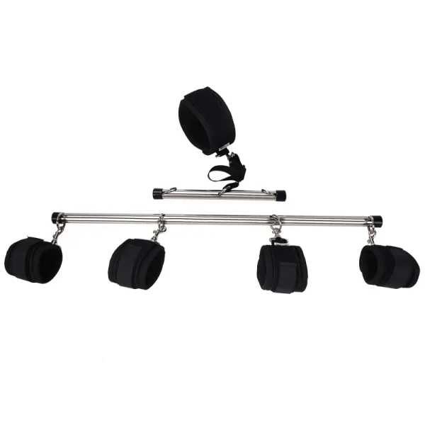 Spreader Bar And Straps – Stainless Steel Bondage kit (PU-001) - Image 3