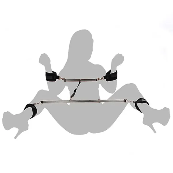 Spreader Bar And Straps – Stainless Steel Bondage kit (PU-001) - Image 6
