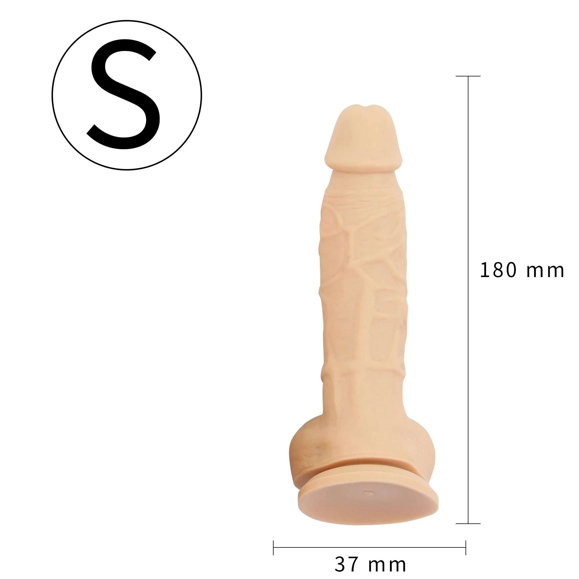Gay Toys – Simulated suction cup dildo - product view 9