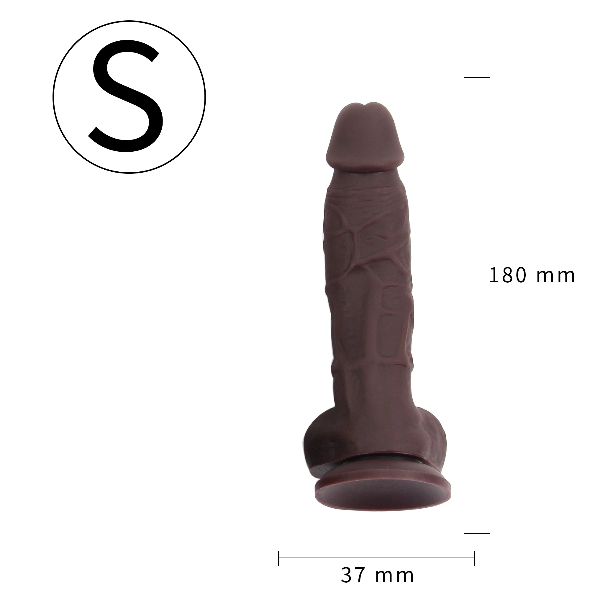 Gay Toys – Simulated suction cup dildo - product view 12