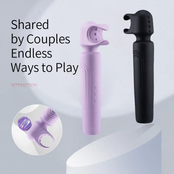 Male Masturbators - Forced climax AV vibrator 2.0 for male (QS-042) - Image 3