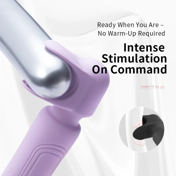 Male Masturbators - Forced climax AV vibrator 2.0 for male (QS-042) - Image 4