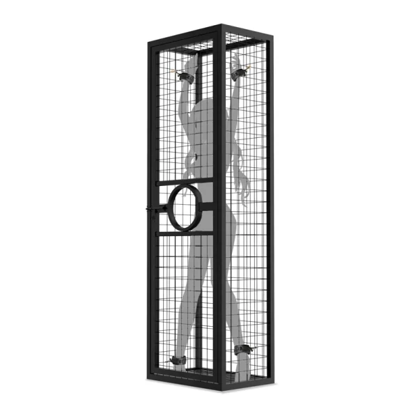 Sex Appartments – Roomfun Prisoner’s Cage Standing Cage (ZW-045) - Image 2