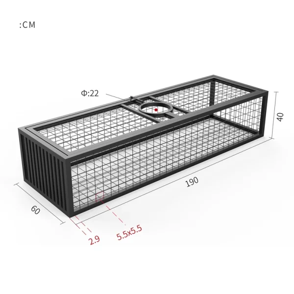 Sex Appartments – Roomfun Prisoner’s Cage Standing Cage (ZW-045) - Image 7