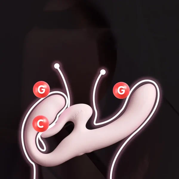 G-Spot Vibrators - C-spot Double-Ended Dildo (QS-083) - Image 2