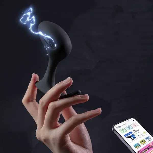 Prostate Vibrator - Electric shock anal plug (QS-080) - Image 5