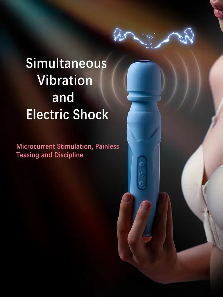 Electro Stimulation BDSM，BDSM Electric Shock，Sex Electric Shock，QS-078 Electric Shock Pleasure Wand describe (2)