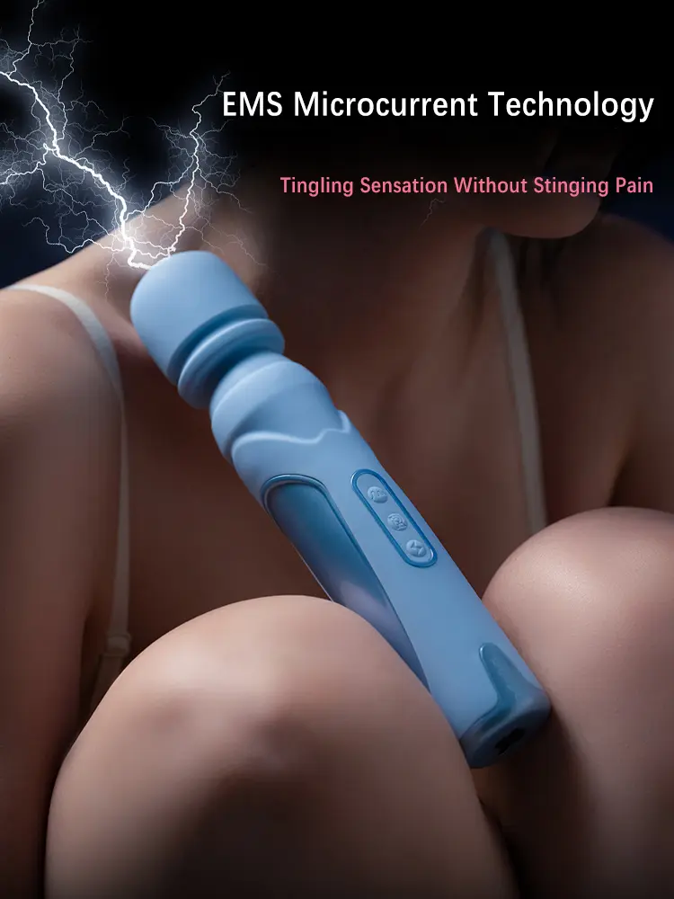 Electro Stimulation BDSM，BDSM Electric Shock，Sex Electric Shock，QS-078 Electric Shock Pleasure Wand describe (3)
