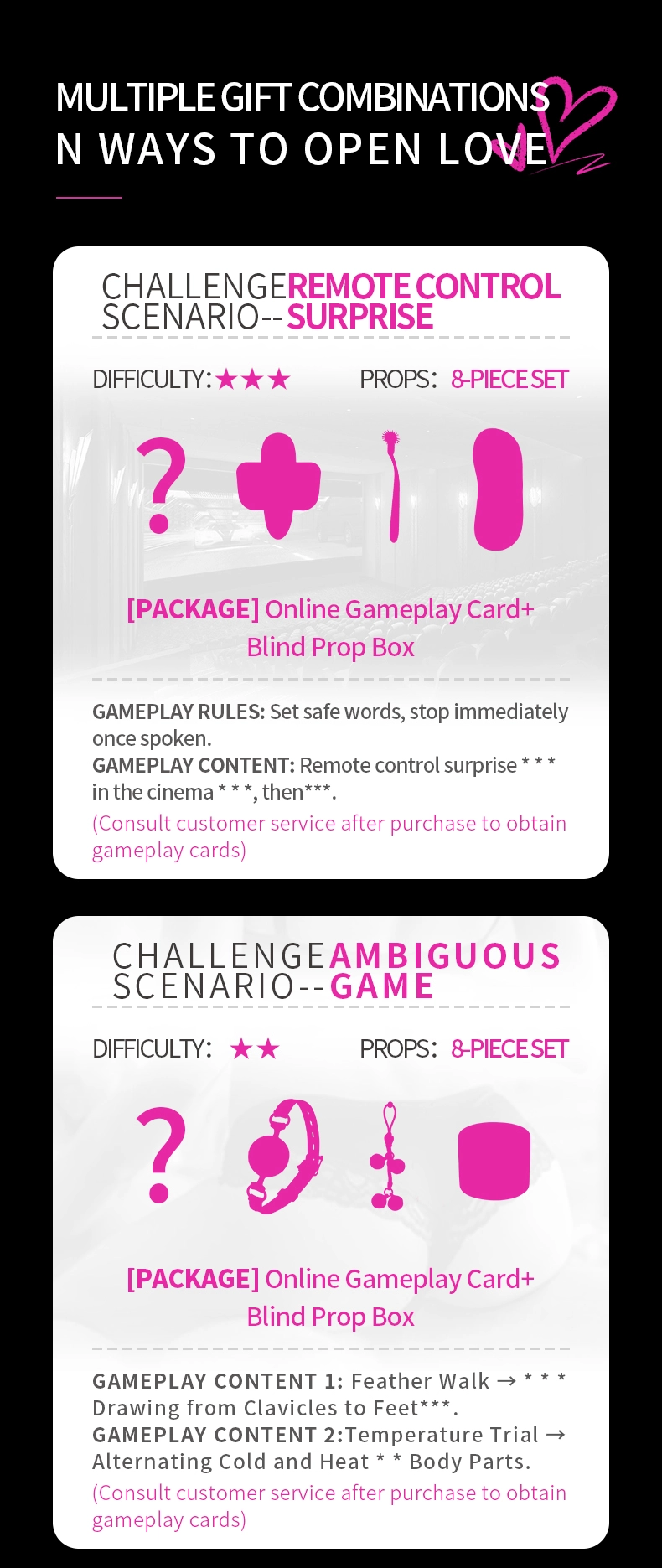 BDSM，BDSM Toys，BDSM Sex Toys，Surprise Date Night Box Details (4)