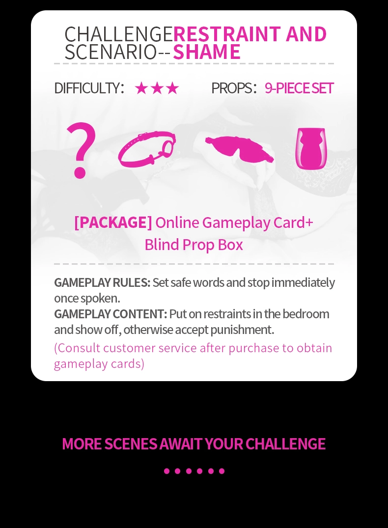 BDSM，BDSM Toys，BDSM Sex Toys，Surprise Date Night Box Details (5)