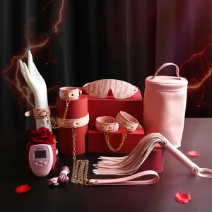 Gay Bondage Kit，Bondage Gear With Massager (1)