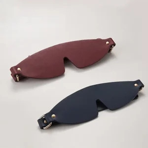 Lesbian Blindfold Bondage，ZW-095 Pu blindfold (6)