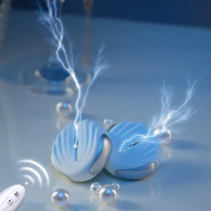 Lesbian Sexy Toys，Wave electric shock nipple clamp (1)