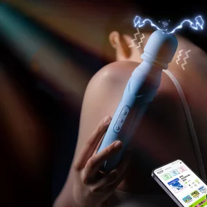 Lesbian Toys，Lesbian Sex Toys，Lesbian Sex Store，QS-078 Electric Shock Pleasure Wand (1)