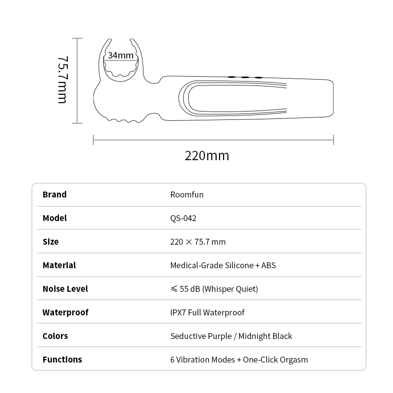 Sex Toys，Adult Toys，Forced climax AV vibrator 2.0 for male Details (8)