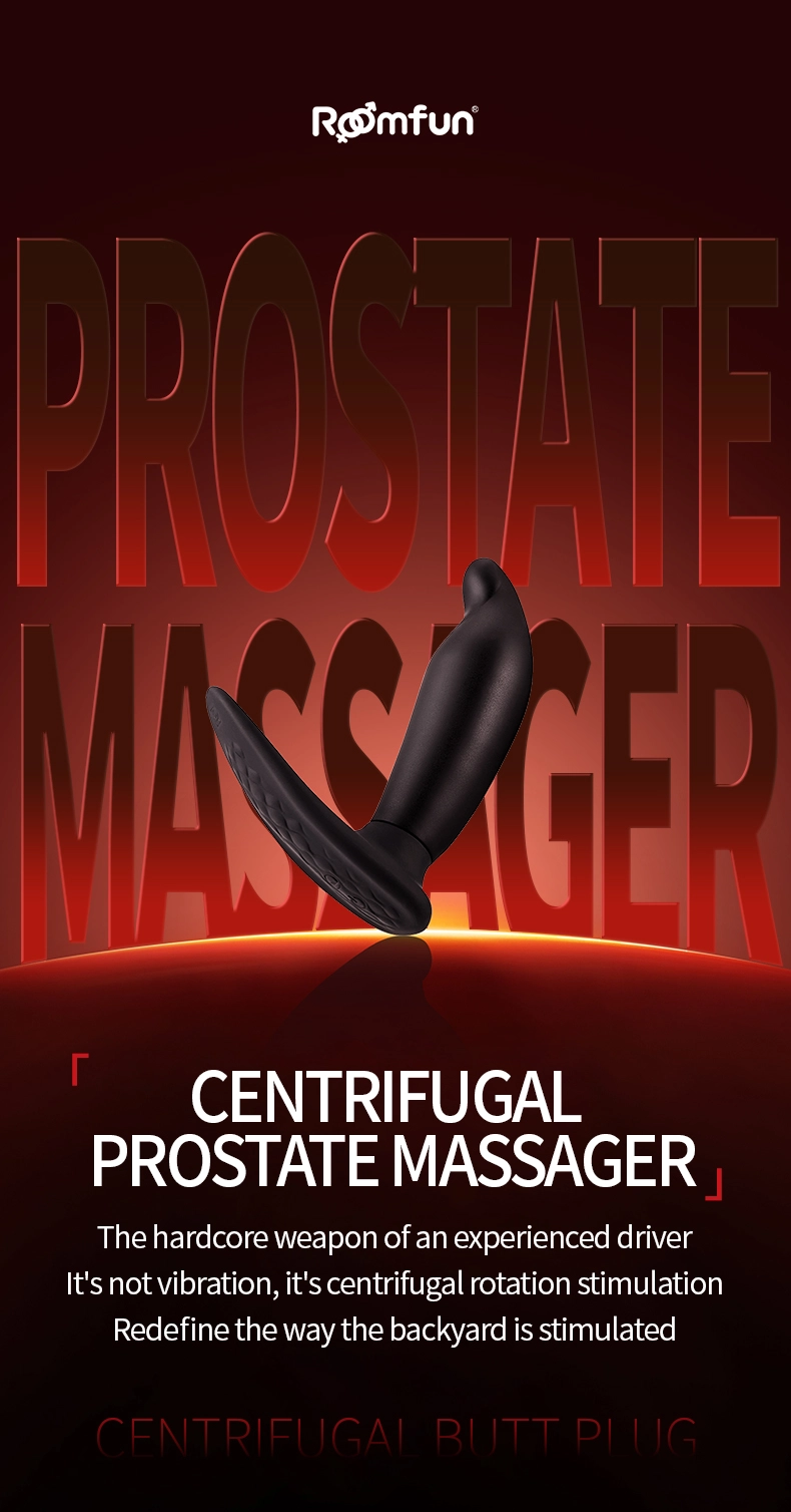 Sex Toys For Man，QS-087A Centrifugal Prostate Massager Describe (1)